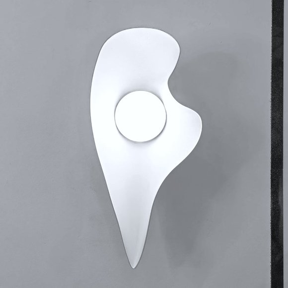 Outdoor Sconce Light White 3D Geometric NEW - Picture 2 of 9